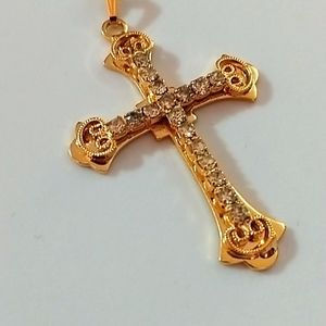 JoAnne Jewels Cross Necklace Costume